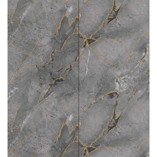 PVC мраморно фолио - GILT AND INKY GRAY