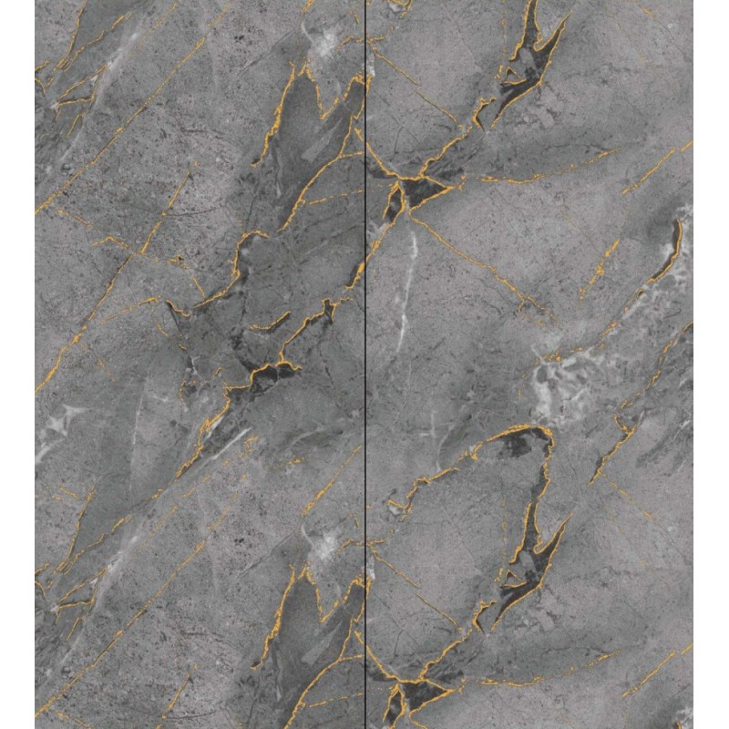 PVC мраморно фолио - GILT AND INKY GRAY